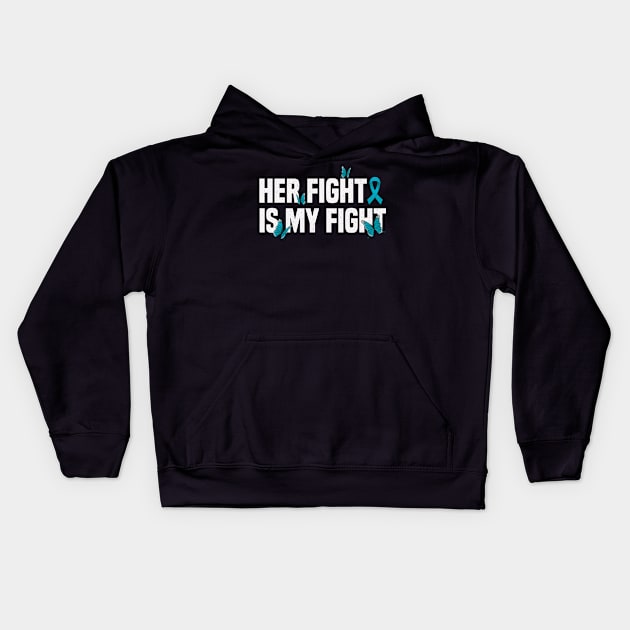 Dissociative Identity Disorder Her Fight Is My Fight DID Kids Hoodie by badCasperTess